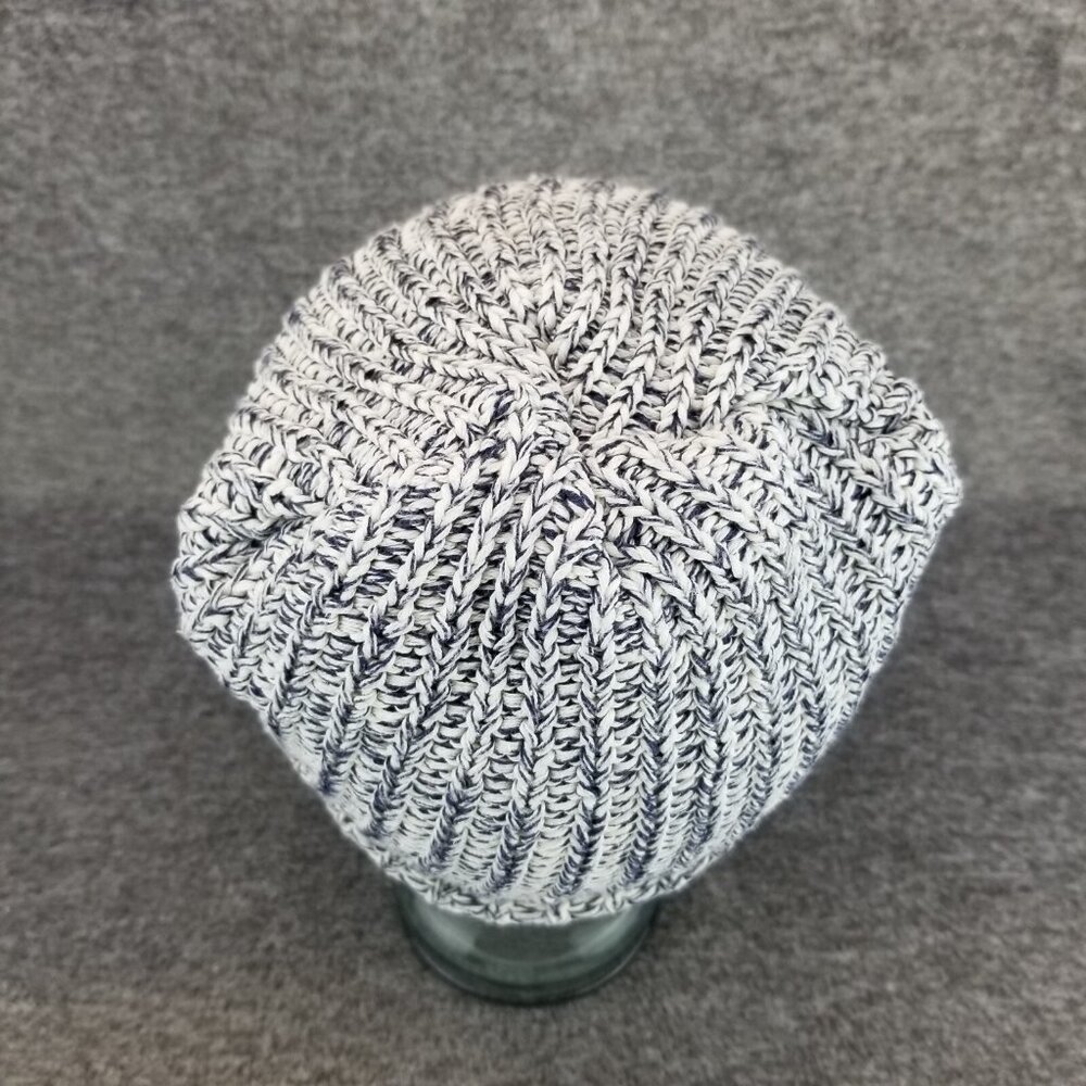 ✅Love Your Melon Grey Cable Knit Beanie Winter Hat 100% Cotton OSFM OSFA - Picture 7 of 7